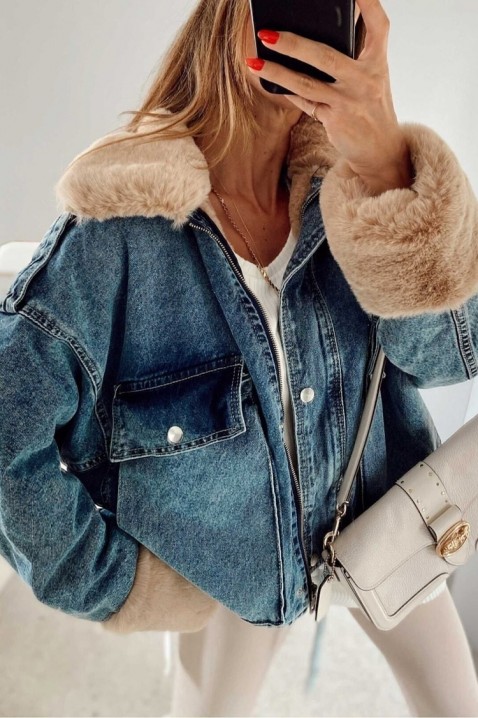 Geacă MINONZA, Culoare: albastru, IVET.RO - Reduceri de până la -80%