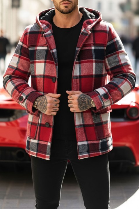 Palton bărbați STERFO RED, Culoare: roșu, IVET.RO - Reduceri de până la -80%