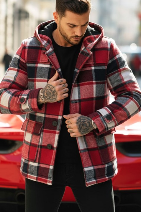 Palton bărbați STERFO RED, Culoare: roșu, IVET.RO - Reduceri de până la -80%