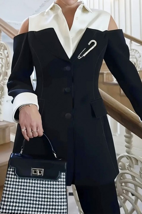 Sacou FLORDINZA, Culoare: negru, IVET.RO - Reduceri de până la -80%