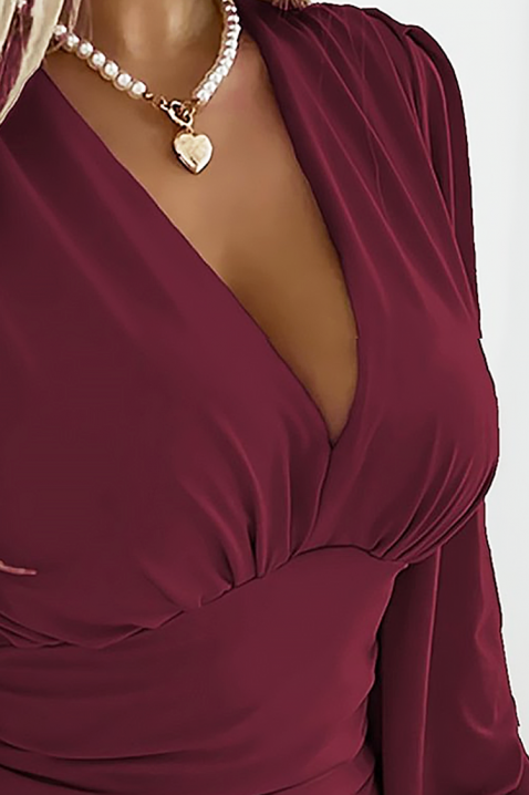 Bluză damă SAVELDA BORDO, Culoare: bordo, IVET.RO - Reduceri de până la -80%