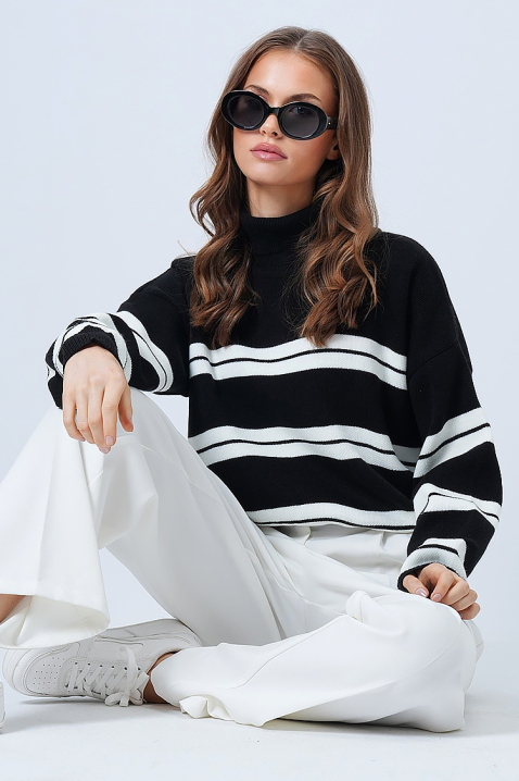 Pulover HIERZA, Culoare: negru, IVET.RO - Reduceri de până la -80%