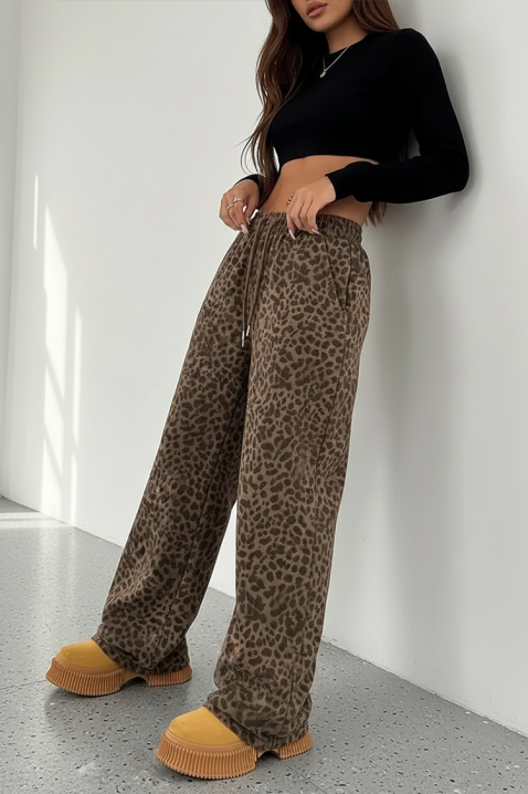 Pantaloni PANTELORA, Culoare: leopard, IVET.RO - Reduceri de până la -80%