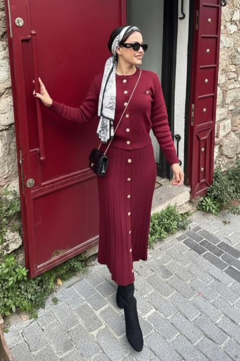 Set HELENZA BORDO, Culoare: bordo, IVET.RO - Reduceri de până la -80%