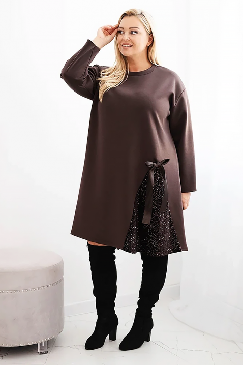 Rochie ARMIELDA BROWN, Culoare: maro, IVET.RO - Reduceri de până la -80%