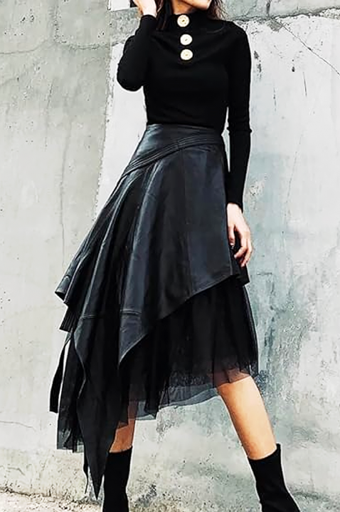 Fustă DREZILDA, Culoare: negru, IVET.RO - Reduceri de până la -80%