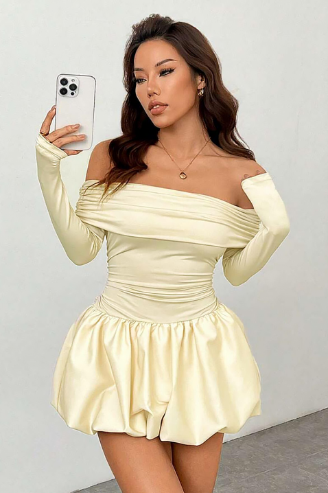 Rochie SEROLMA ECRU, Culoare: ecru, IVET.RO - Reduceri de până la -80%