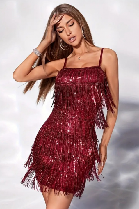 Rochie REZRENDA, Culoare: bordo, IVET.RO - Reduceri de până la -80%