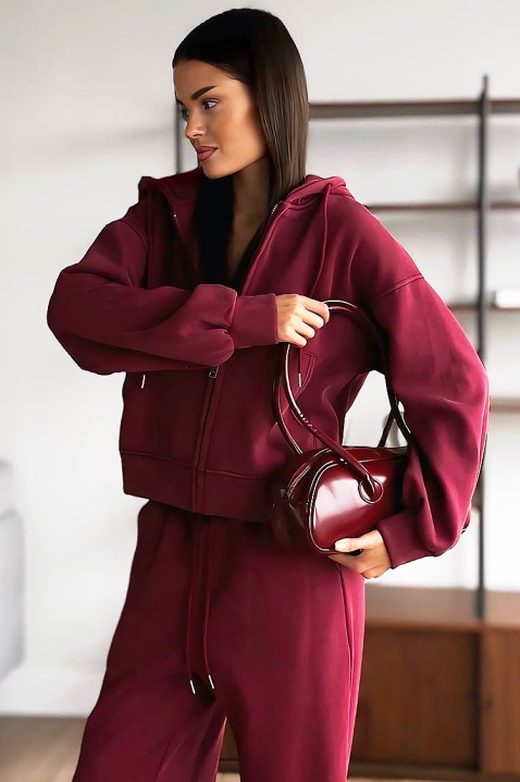 Set BOYANSA, Culoare: bordo, IVET.RO - Reduceri de până la -80%