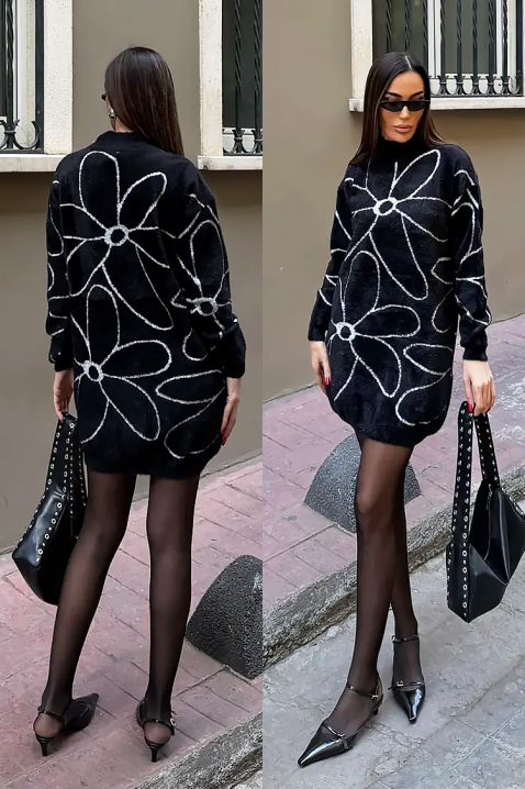 Rochie GANIZETA BLACK, Culoare: negru, IVET.RO - Reduceri de până la -80%