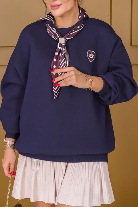 Bluză damă ZAFERZA NAVY, Culoare: bleumarin, IVET.RO - Reduceri de până la -80%