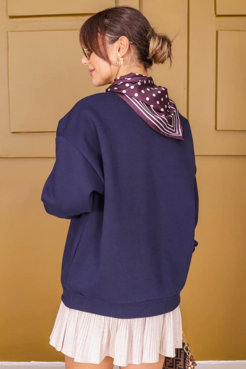 Bluză damă ZAFERZA NAVY, Culoare: bleumarin, IVET.RO - Reduceri de până la -80%