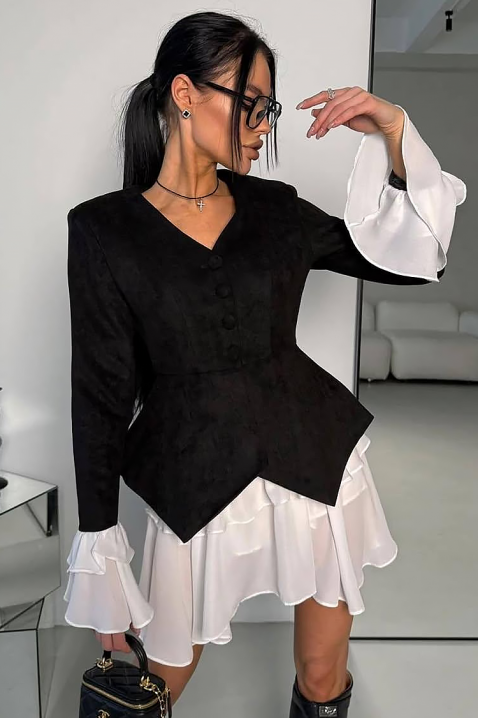 Set AKSIENA, Culoare: negru și alb, IVET.RO - Reduceri de până la -80%