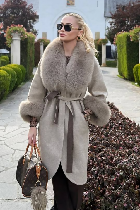 Palton VANGELSA, Culoare: gri, IVET.RO - Reduceri de până la -80%