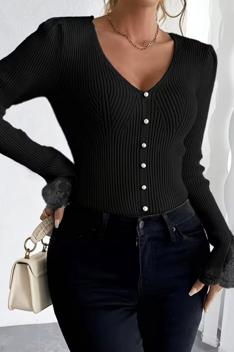 Bluză damă ZLOVELDA BLACK, Culoare: negru, IVET.RO - Reduceri de până la -80%