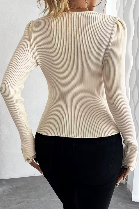 Bluză damă ZLOVELDA ECRU, Culoare: ecru, IVET.RO - Reduceri de până la -80%