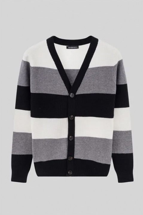 Cardigan bărbați LOBRELO GREY, Culoare: gri, IVET.RO - Reduceri de până la -80%