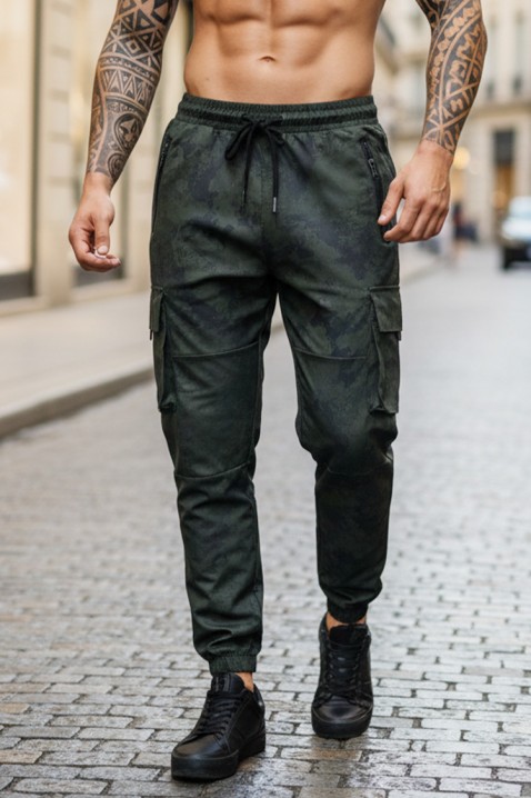 Pantaloni bărbați ZELGER KHAKI, Culoare: khaki, IVET.RO - Reduceri de până la -80%