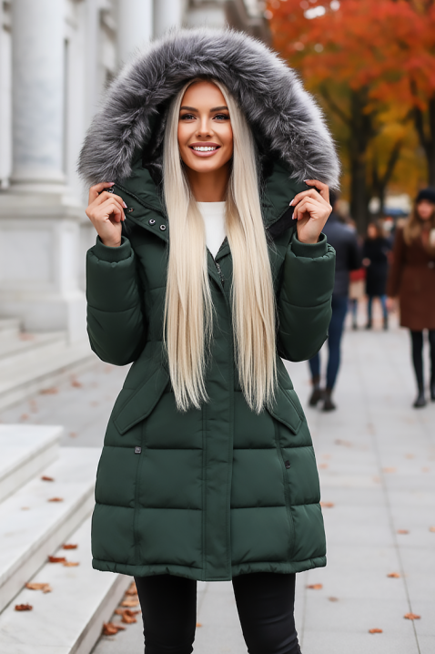 Geacă DRUVERDA KHAKI, Culoare: khaki, IVET.RO - Reduceri de până la -80%