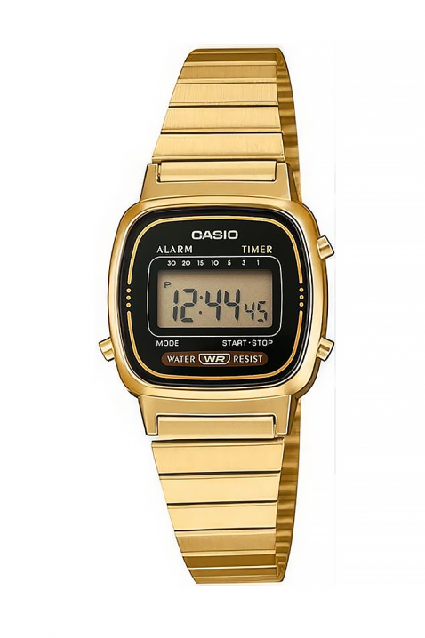 Ceas de damă CASIO LA670WGA-1DF, Culoare: auriu, IVET.RO - Reduceri de până la -80%