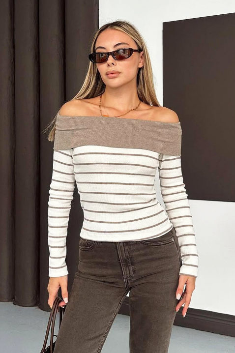 Bluză damă PRESTILJA MOCHA, Culoare: mocca, IVET.RO - Reduceri de până la -80%