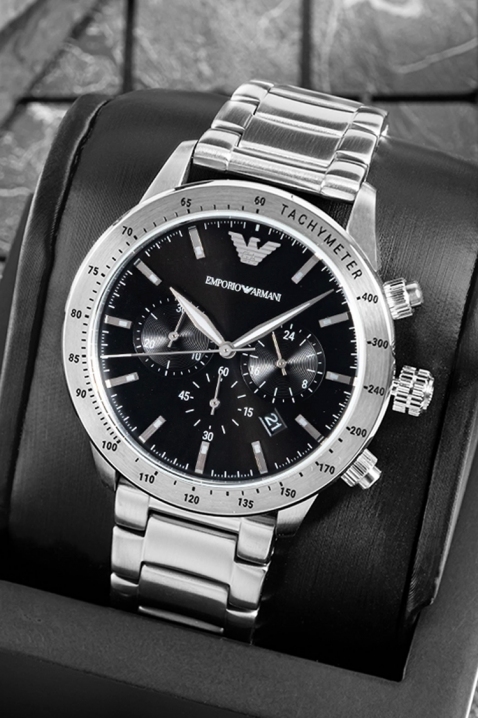 Ceas pentru bărbați Emporio Armani Mario AR11241, Culoare: argintiu, IVET.RO - Reduceri de până la -80%