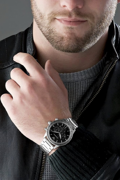 Ceas pentru bărbați Emporio Armani Mario AR11241, Culoare: argintiu, IVET.RO - Reduceri de până la -80%