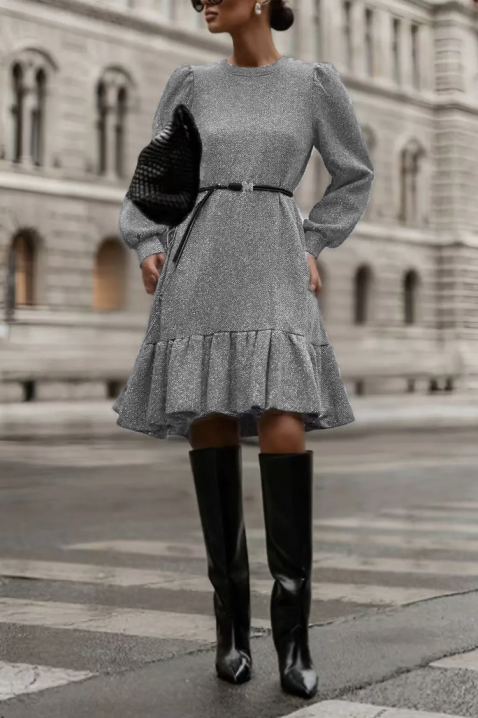 Rochie ESTOFIA GREY, Culoare: gri, IVET.RO - Reduceri de până la -80%