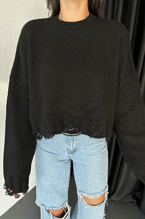 Pulover NEVRINZA BLACK, Culoare: negru, IVET.RO - Reduceri de până la -80%