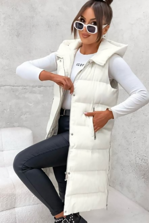 Vestă GRENORZA WHITE, Culoare: alb, IVET.RO - Reduceri de până la -80%