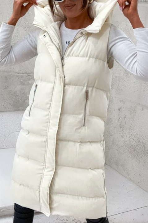 Vestă GRENORZA WHITE, Culoare: alb, IVET.RO - Reduceri de până la -80%