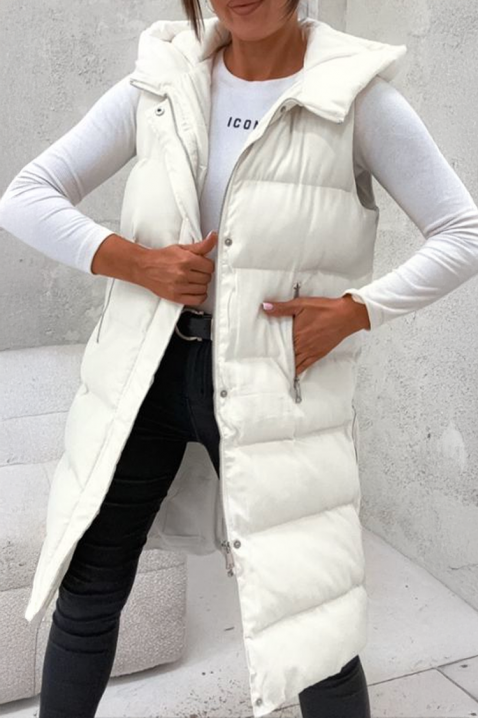 Vestă GRENORZA WHITE, Culoare: alb, IVET.RO - Reduceri de până la -80%