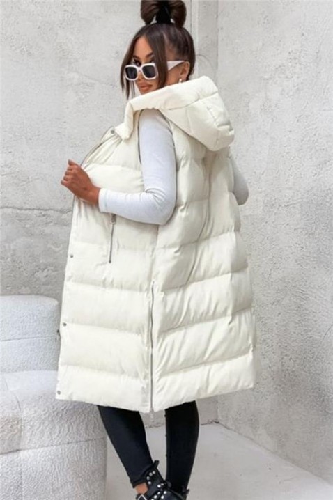 Vestă GRENORZA WHITE, Culoare: alb, IVET.RO - Reduceri de până la -80%