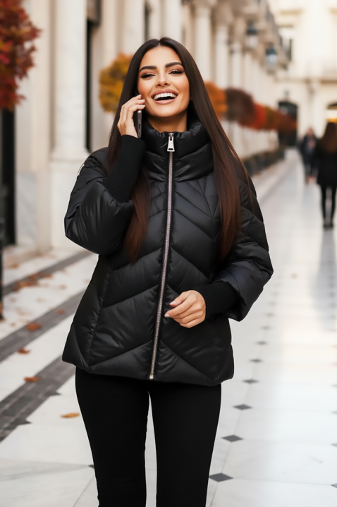 Geacă KAMARIYA BLACK, Culoare: negru, IVET.RO - Reduceri de până la -80%