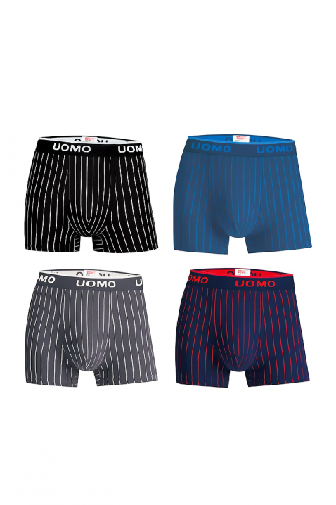 Set 4 buc boxeri petru bărbăti JEFRO, Culoare: multicolor, IVET.RO - Reduceri de până la -80%