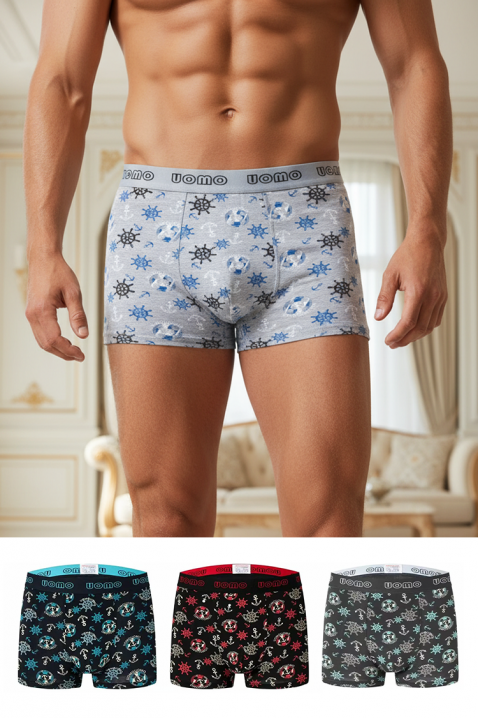 Set 4 buc boxeri petru bărbăti ZILFIR, Culoare: multicolor, IVET.RO - Reduceri de până la -80%