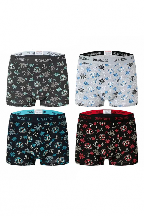 Set 4 buc boxeri petru bărbăti ZILFIR, Culoare: multicolor, IVET.RO - Reduceri de până la -80%