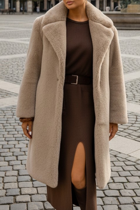 Palton OLGANIRA BEIGE, Culoare: bej, IVET.RO - Reduceri de până la -80%