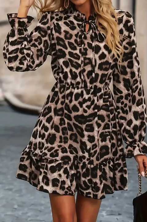 Rochie ALINDARA, Culoare: leopard, IVET.RO - Reduceri de până la -80%