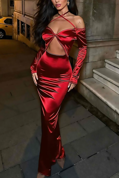 Rochie RUNVELZA, Culoare: roșu, IVET.RO - Reduceri de până la -80%