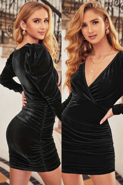 Rochie DUMELPA BLACK, Culoare: negru, IVET.RO - Reduceri de până la -80%