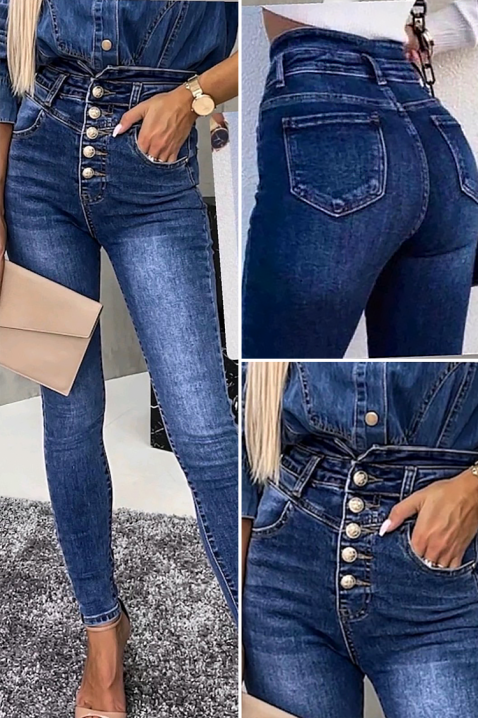 Blugi NADOVALA, Culoare: albastru, IVET.RO - Reduceri de până la -80%