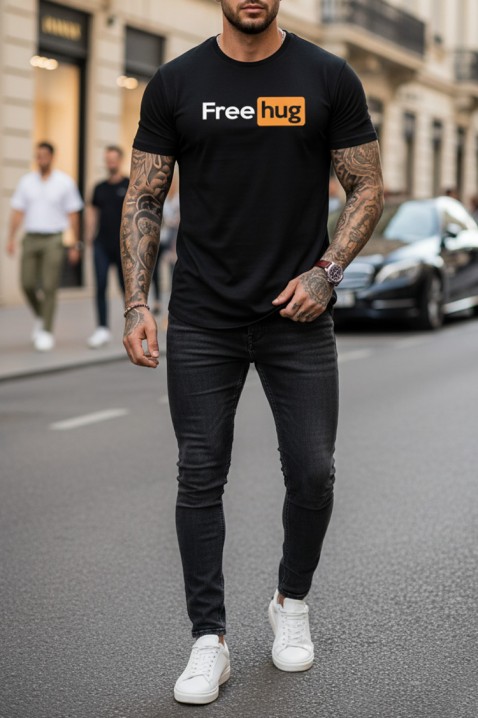 Tricou bărbați JEMFOLO, Culoare: negru, IVET.RO - Reduceri de până la -80%