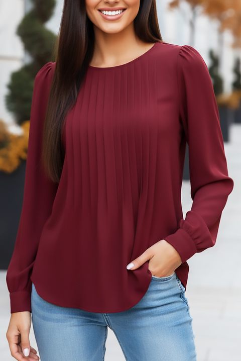 Bluză damă TOVILDA BORDO, Culoare: bordo, IVET.RO - Reduceri de până la -80%