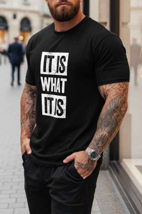 Tricou bărbați GRITER, Culoare: negru, IVET.RO - Reduceri de până la -80%