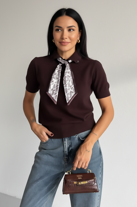 Top FLURENZA BROWN, Culoare: maro, IVET.RO - Reduceri de până la -80%