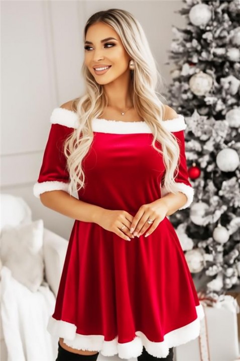 Rochie AKOLDITA, Culoare: roșu, IVET.RO - Reduceri de până la -80%