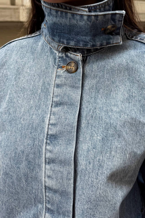 Geacă denim FROLDINA, Culoare: albastru, IVET.RO - Reduceri de până la -80%