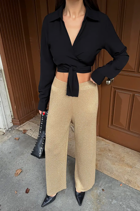 Pantaloni DAVERDA BEIGE, Culoare: bej, IVET.RO - Reduceri de până la -80%