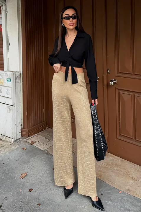 Pantaloni DAVERDA BEIGE, Culoare: bej, IVET.RO - Reduceri de până la -80%